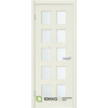 Межкомнатная дверь ЮККА Квадро 10 (Quadro 10) ДО ПВХ