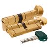 Цилиндровый механизм Mottura (Моттура) с вертушкой C31F363601RLC5 (72 мм/31+10+31), ЛАТУНЬ (PVD) (ве