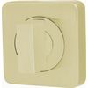 Ручка поворотная Armadillo (Армадилло) WC-BOLT BK6/SQ-21SG-1 матовое золото
