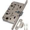 B01102.50.34.567 Замок AGB (АГБ) межкомнатный WC (матовый хром) MEDIANA EV. (инд.упак+B01000.13)