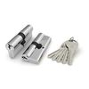 Цилиндровый механизм Fuaro (Фуаро) R300/70 mm-BL (30+10+30) CP хром 5 кл. БЛИСТЕР