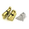 Цилиндровый механизм Fuaro (Фуаро) с вертушкой R302/70 mm-BL (30+10+30) PB латунь 5 кл. БЛИСТЕР