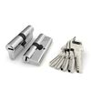 Цилиндровый механизм Fuaro (Фуаро) R600/90 mm (40+10+40) CP хром 5 кл.