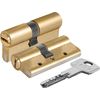 Цилиндровый механизм Kale kilit (Кале килит) 164 DBN-E/80 (30+10+40) mm латунь 5 кл.