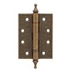 Петля универсальная Armadillo (Армадилло) Castillo CL 500-A4 102x76x3,5 OB Античная бронза