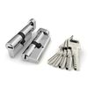 Цилиндровый механизм Fuaro (Фуаро) с вертушкой R602/90 mm (45+10+35) CP хром 5 кл.