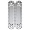 Ручка Armadillo (Армадилло) для раздвижных дверей SH010/CL SILVER-925 Серебро 925