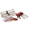 Цилиндровый механизм Mottura (Моттура) с вертушкой DPC1F4646 S3 (92 мм/41+10+41) САТИН.НИКЕЛЬ. 5+1 к