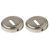 Накладка NORMAL Armadillo (Армадилло) PS/CL SILVER-925 Серебро 925 2 шт.