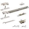 Комплект Armadillo (Армадилло) для раздвижных дверей Comfort - PRO SET 3 /soft close+roller/ 80 (CFA