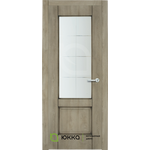 Межкомнатная дверь ЮККА Квадро 2 (Quadro 2) ДО ПВХ