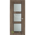 Межкомнатная дверь ЮККА Квадро 3 (Quadro 3) ДО ПВХ