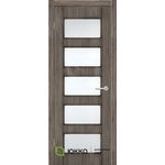Межкомнатная дверь ЮККА Квадро 5 (Quadro 5) ДО ПВХ