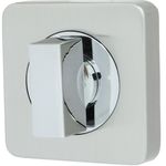 Ручка поворотная Armadillo (Армадилло) WC-BOLT BK6/SQ-21CP-8 хром