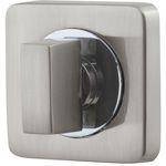 Ручка поворотная Armadillo (Армадилло) WC-BOLT BK6/SQ-21SN/CP-3 матовый никель/хром