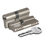 Цилиндровый механизм Kale kilit (Кале килит) 164 OBS SNE/100 (40+10+50) mm никель 5 кл.