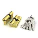 Цилиндровый механизм Fuaro (Фуаро) R600/80 mm-BL (30+10+40) PB латунь 5 кл. БЛИСТЕР