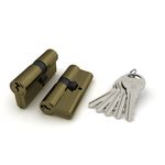 Цилиндровый механизм Fuaro (Фуаро) R300/60 mm (25+10+25) AB бронза 5 кл.