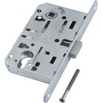 Замок межкомнатный AGB (АГБ) магнитный под цилиндр MEDIANA POLARIS B06103.50.06 (никель)