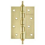 Петля универсальная Fuaro (Фуаро) 4BB/A/BL 100x75x2,5 SB (мат. золото) БЛИСТЕР
