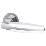 Ручка раздельная Armadillo (Армадилло) ARC URB2 CP/White-14  Хром/белый