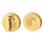 Ручка поворотная Armadillo (Армадилло) WC-BOLT BK6/URB GOLD-24 Золото 24К