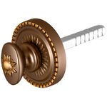 Ручка поворотная Armadillo (Армадилло) BKW8/CL BB-17 Коричневая бронза
