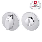 Ручка поворотная Armadillo (Армадилло) WC-BOLT BK6 URS CP-8 Хром