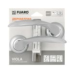 Ручка раздельная Fuaro (Фуаро) VIOLA RM/HD SC/CP-16 матовый хром/хром