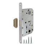 Защелка врезная Fuaro (Фуаро) MAGNET M96WC-50 CP хром (new plate)
