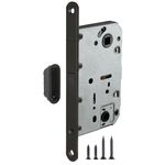 Защелка врезная Fuaro (Фуаро) MAGNET M96WC-50 BL-24 черный (new plate)