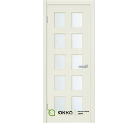 Межкомнатная дверь ЮККА Квадро 10 (Quadro 10) ДО ПВХ