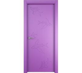 Межкомнатная дверь ВИТОРИ  AQUARELL 5 ДГ ПВХ
