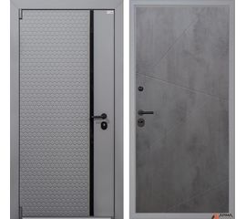 Входная стальная дверь ARMA (АРМА) Лофт Грей