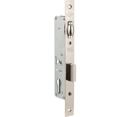 Корпус узкопрофильного Kale kilit (Кале килит) замка с роликовой защёлкой 155 (25 mm) w/b (никель)