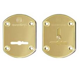 Накладки сувальдные Guardian (Гардиан) "Гардиан" латунь ГЛ 21 /пара/, объемная /123:471/