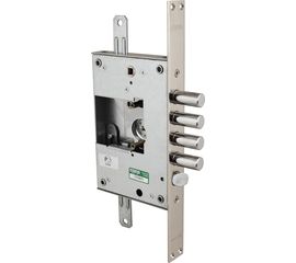 Замок врезной Mottura (Моттура) сувальдный с защёлкой 52.K771-D (правый), без накл.