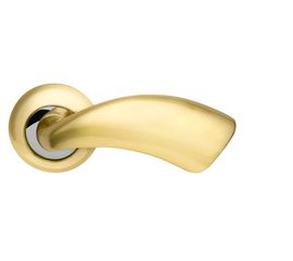 Ручка раздельная Armadillo (Армадилло) Leo LD56-1SG/CP-1 матовое золото/хром