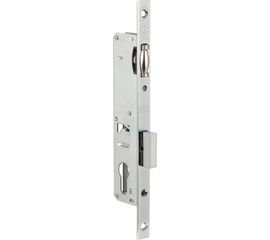 Корпус узкопрофильного Kale kilit (Кале килит) замка с роликовой защёлкой 155/P (25 mm) w/b (хром) (