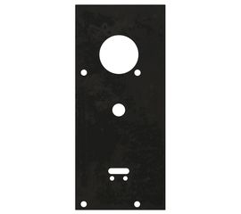 Пластина защитная Fuaro (Фуаро) для замков двухсистемных (сувальдный ключ внизу, тип-размер CISA 57.