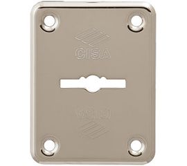Накладка на Cisa (Чиза) сувальдный замок 06.082.00.12 (НИКЕЛЬ) (1 шт)