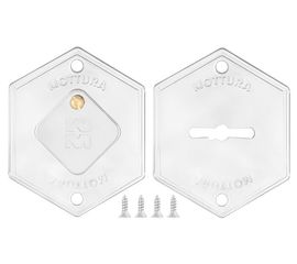 Комплект накладок Mottura (Моттура) на сувальдный замок 95.299 (ХРОМ), 2 шт