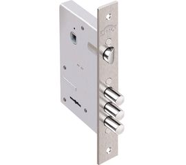 Замок врезной Elbor (Эльбор) сувальдный с защёлкой Кремень 1.04.27, 5 кл. /00452/