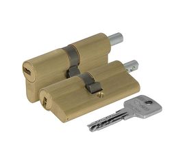 Цилиндровый механизм Cisa (Чиза) под вертушку  ASTRAL ОА312-21.00 (90 мм/35+10+45), ЛАТУНЬ