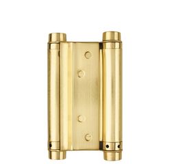 Петля пружинная Armadillo (Армадилло) двусторонняя DAS SS 201-4" (100*70*1.5) SG Мат. золото