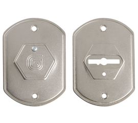 Накладки сувальдные Guardian (Гардиан) "Гардиан" крашен. ГН 20 /пара/, плоская /123:473/