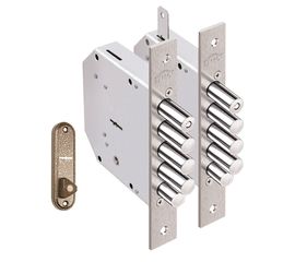 Замок врезной Elbor (Эльбор) сувальдный с задвижкой Гранит 1.06.21.КМА, 5 кл. /00438/