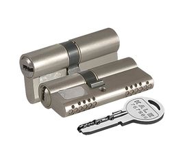 Цилиндровый механизм Kale kilit (Кале килит) 164 OBS SNE/100 (40+10+50) mm никель 5 кл.