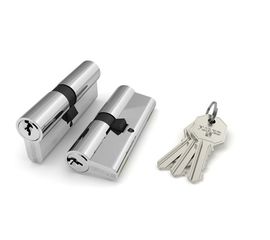 Цилиндровый механизм Fuaro (Фуаро) 100 CA 80 mm (35+10+35) CP хром 5 кл.