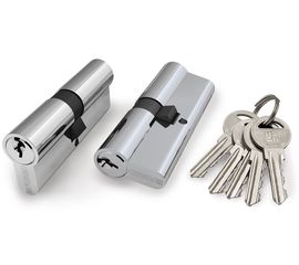 Цилиндровый механизм Fuaro (Фуаро) 100 ZA 80 mm (35+10+35) CP хром 5 кл.